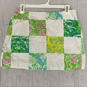Lilly Pulitzer Patchwork Skort